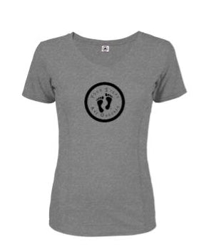 Grey YSAO Cotton Ladies T-shirts